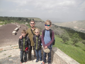 Family tour in Umm Qais Jordan